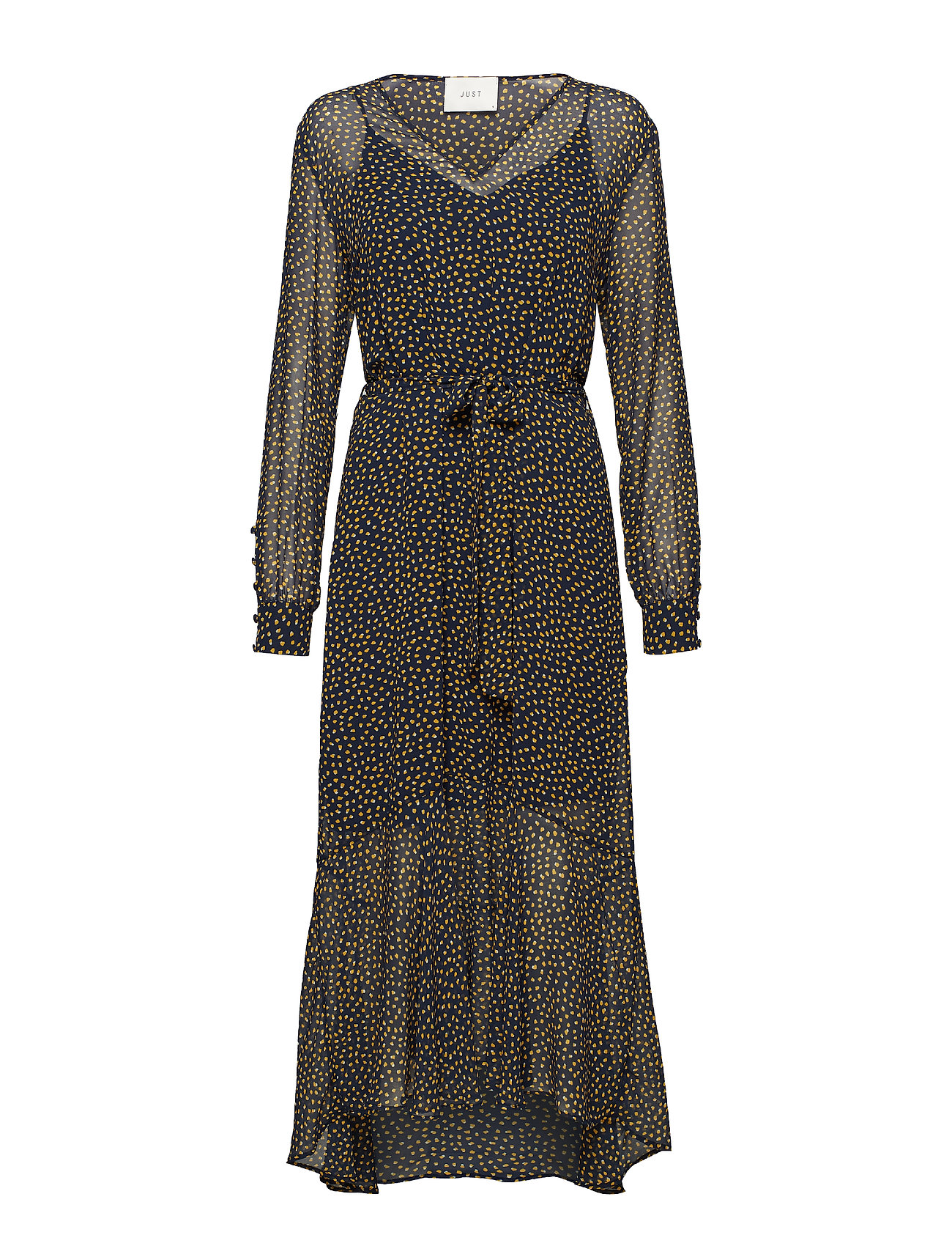 Tyler Maxi Dress Jurk Knielengte Zwart Just Female just female kopen in de aanbieding