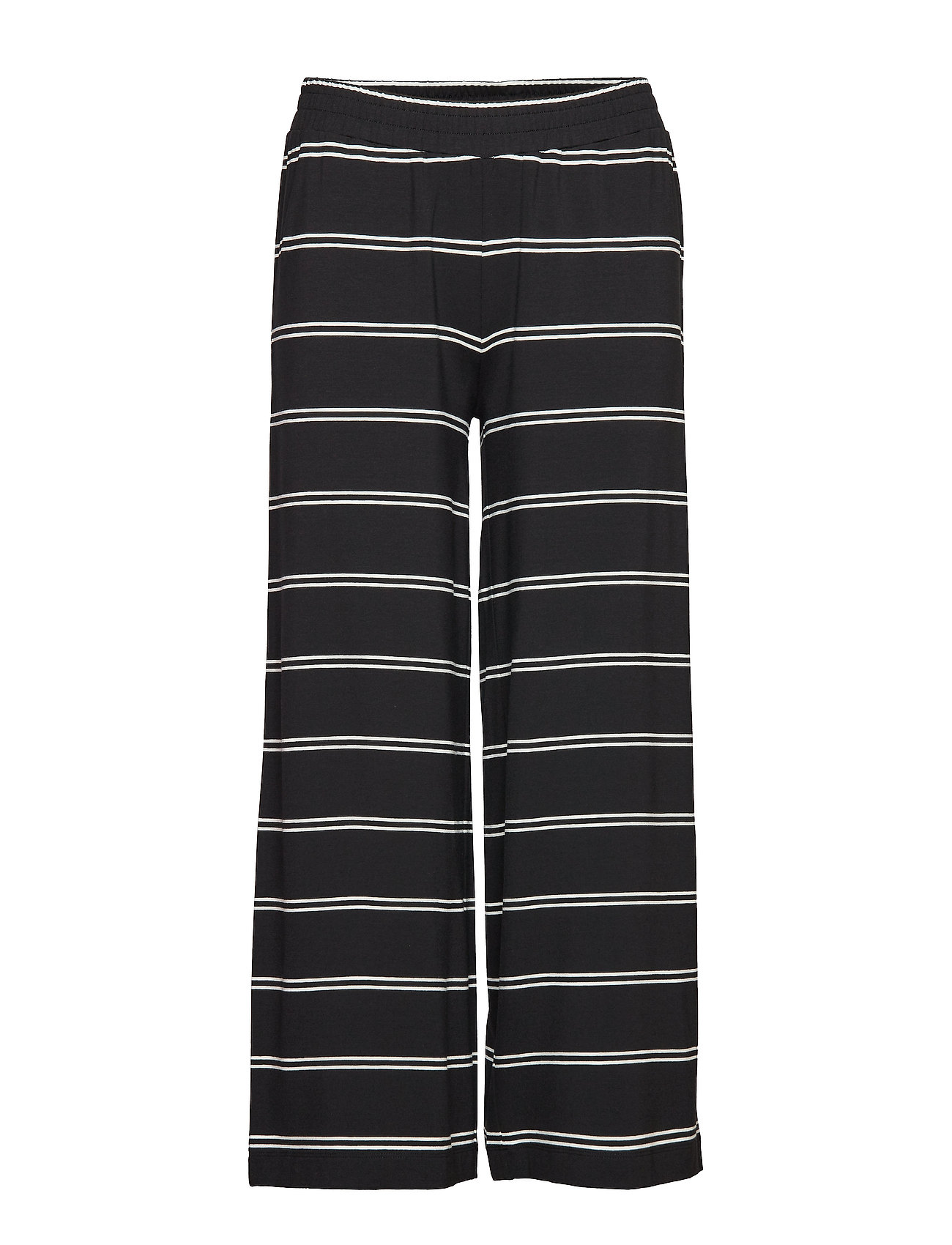 Aslaug Trousers Wijde Broek Zwart Just Female just female kopen in de aanbieding