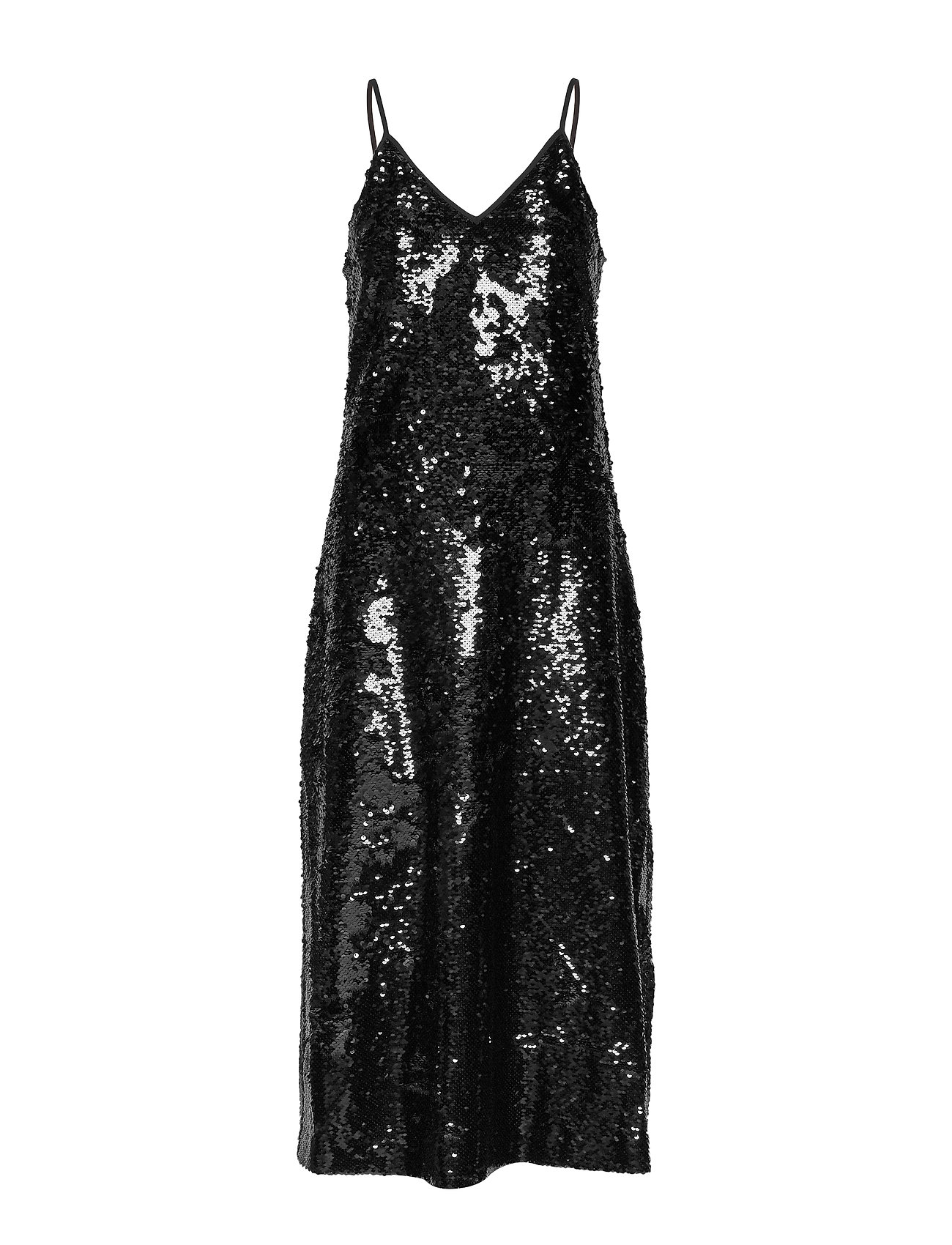 Just Female Xena Strap Dress Knälång Klänning Svart [Color: BLACK ][Sex: Women ][Sizes: XS,S,M,L,XL ]