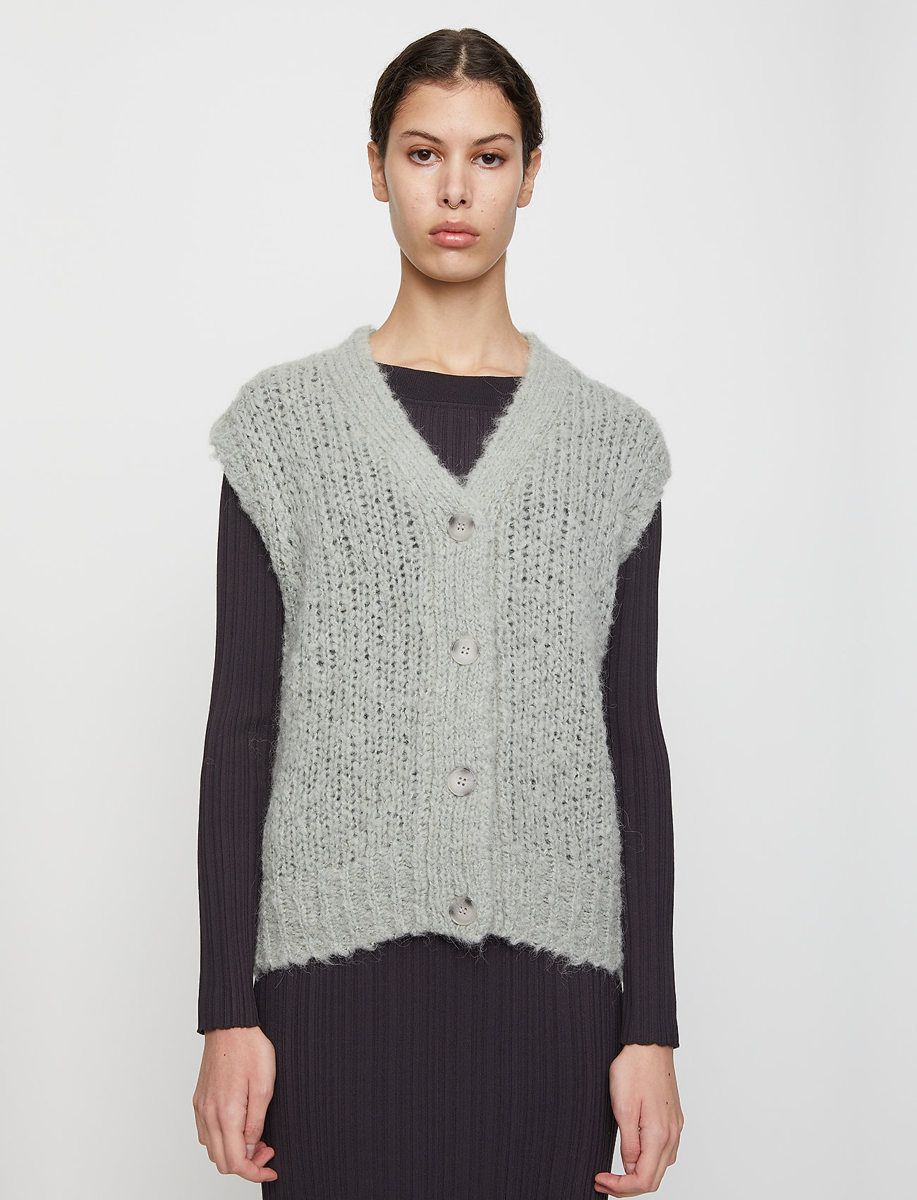 Just Female Erida Knit Vest - Knitted vests | Boozt.com