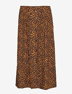 Just Female | Grote selectie van de nieuwste stijlen | JUST FEMALE SAGO TROUSERS Leren broek pumkin spice