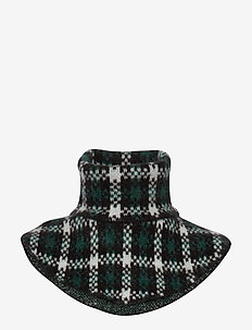 Harper knit buff - HARPER GREEN CHECK AOP