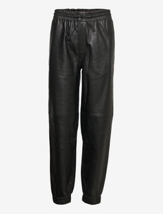 Keen leather pants - leren broeken - black