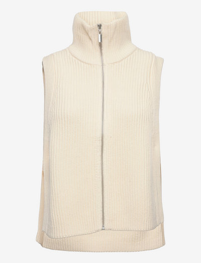 Gorm zip vest - down- & padded jackets - off white