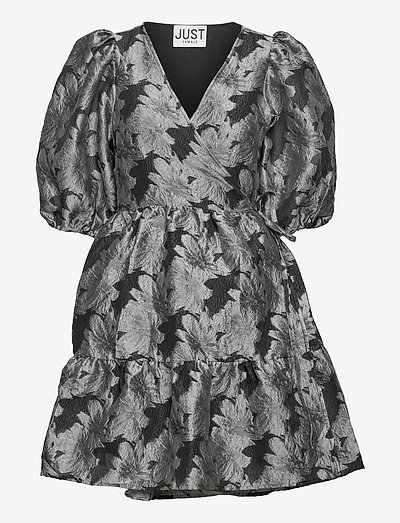 Pam wrap dress - cocktail-kjoler - paloma flora art