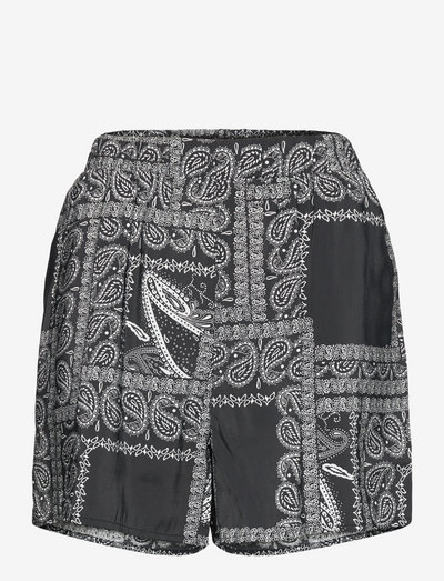 Maid shorts - casual shorts - paisley art black