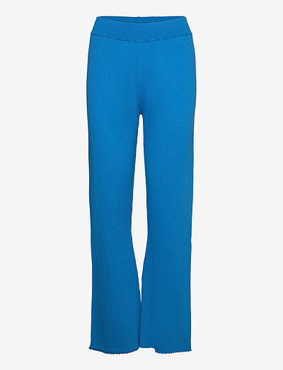 Fresh pants - straight leg trousers - malibu blue