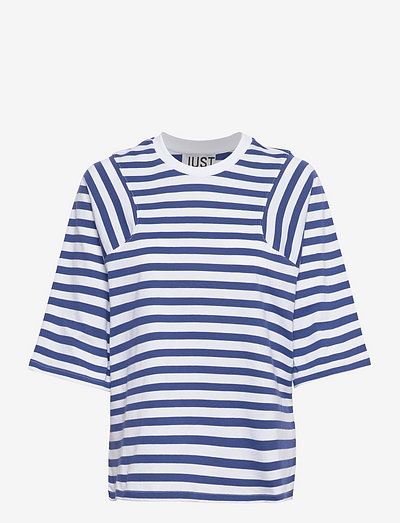 Now tee - t-shirty - clematis stripe