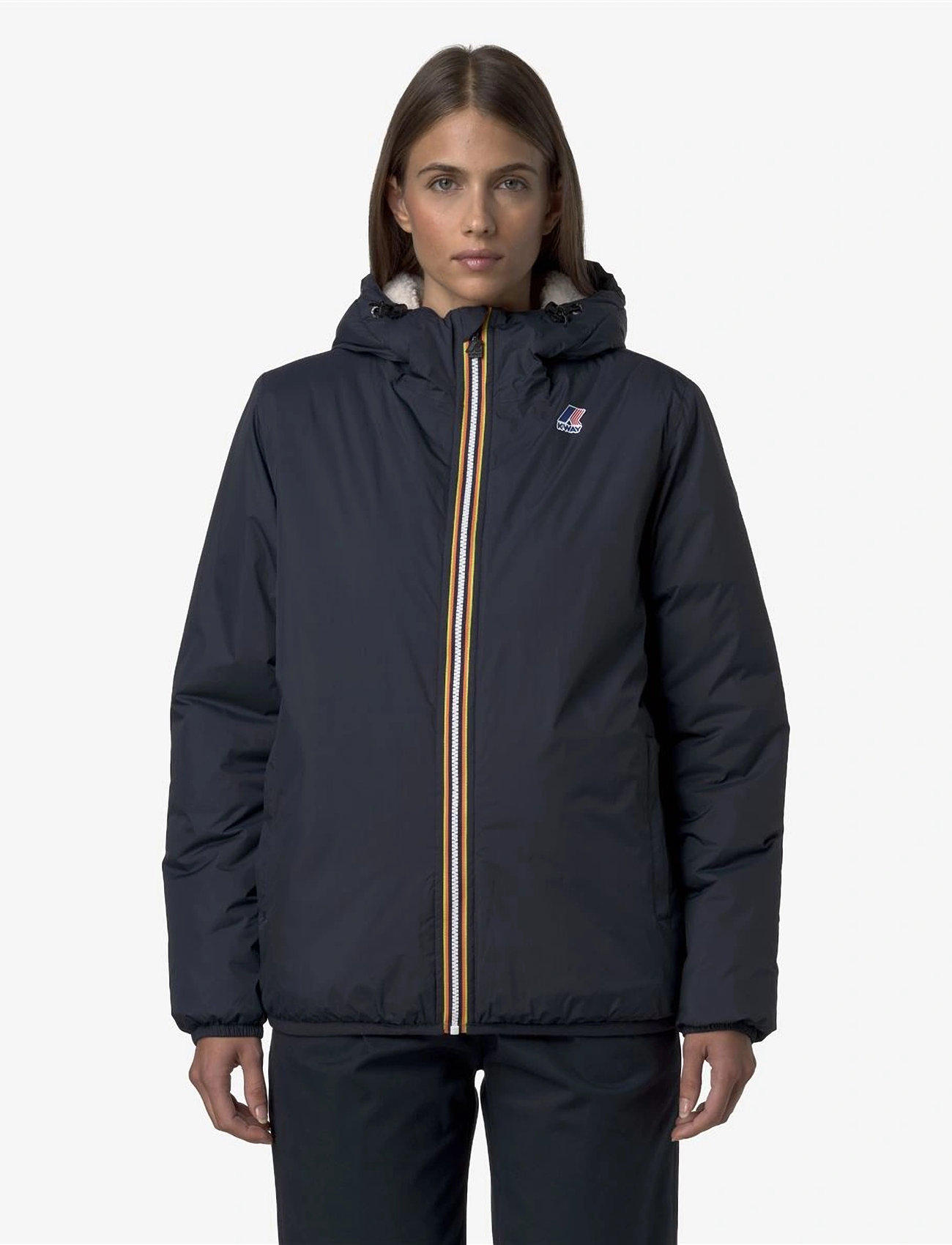 K-Way Le Vrai 4.0 Claude Orsetto, M, Navy, Jakker > Vatterede Jakker, Herre