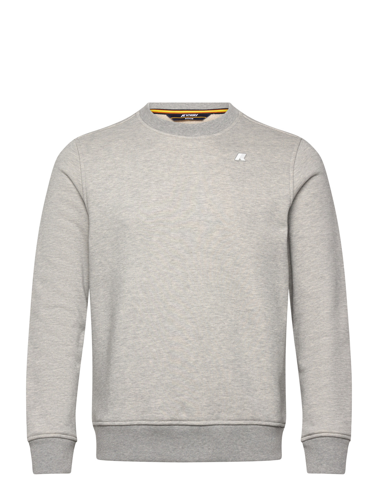 K-Way Baptiste French Terry, S, Grey, Sweatshirts & Hættetrøjer > Sweatshirts, Herre