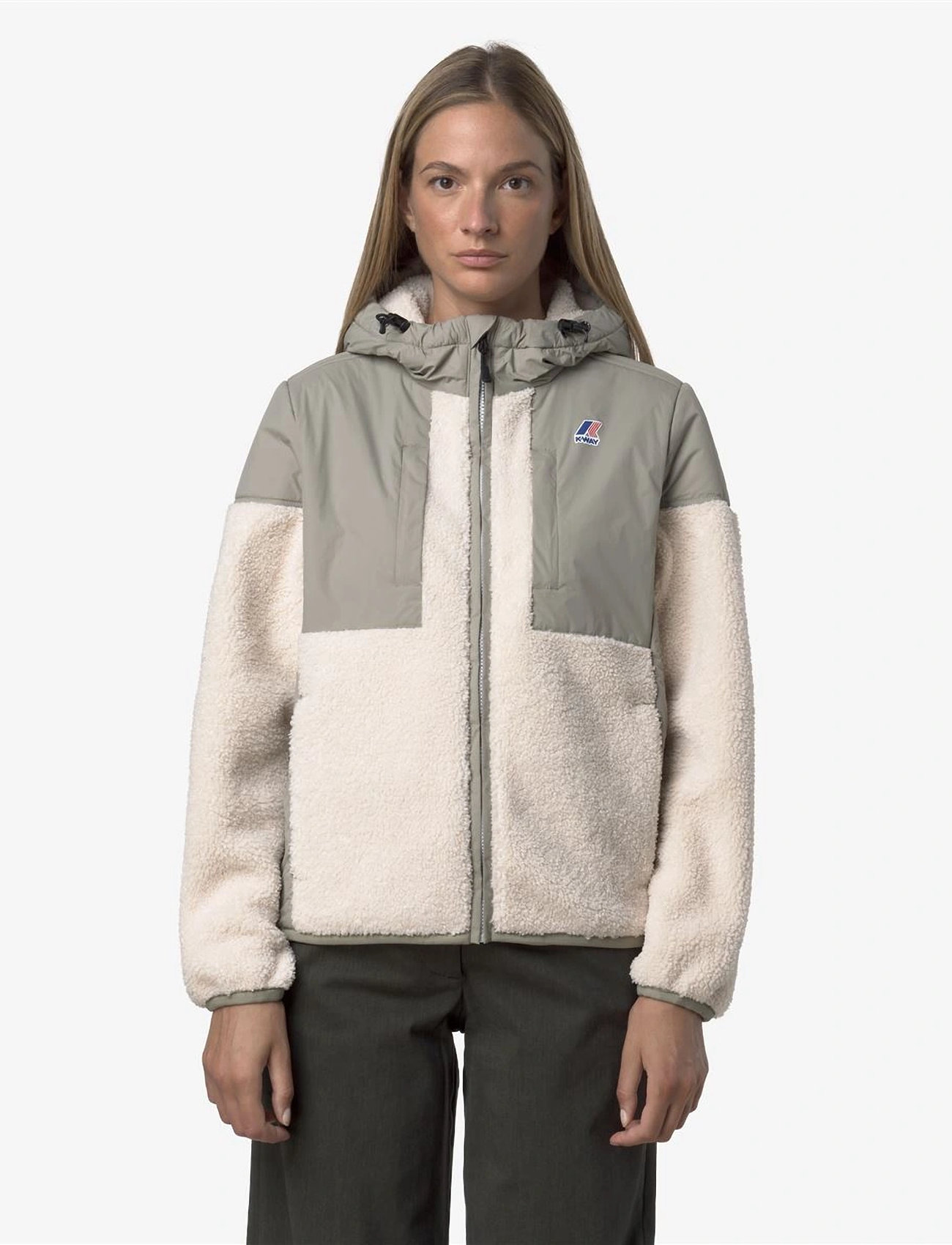 K-Way Samson 4.0 Orsetto, M, Cream, Sweatshirts & Hættetrøjer > Hættetrøjer, Herre