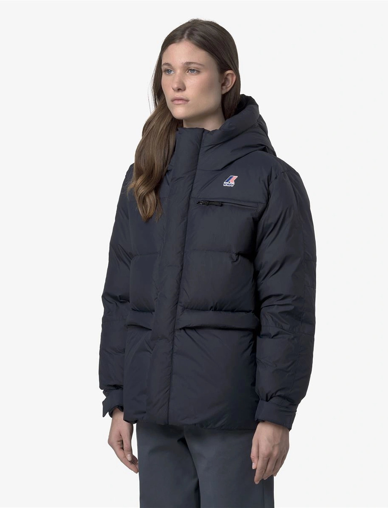 K-Way Le Vrai 4.0 Aurele Heavy Warm, XXL, Navy, Jakker > Vatterede Jakker, Herre