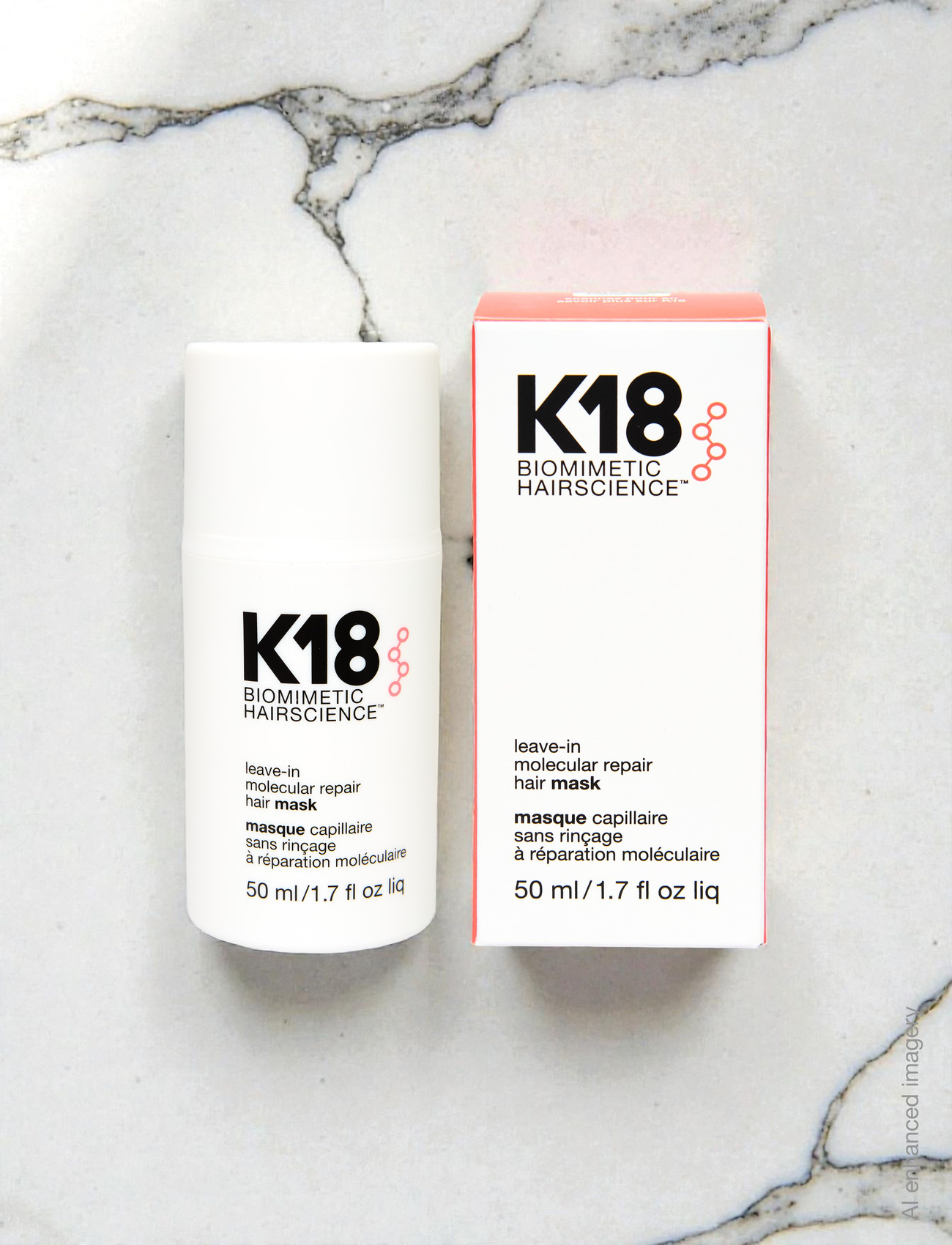K18 K18 Leave-In Molecular Repair Hair Mask, 50 ml, Nude, Pleje > Hårmasker, Dame