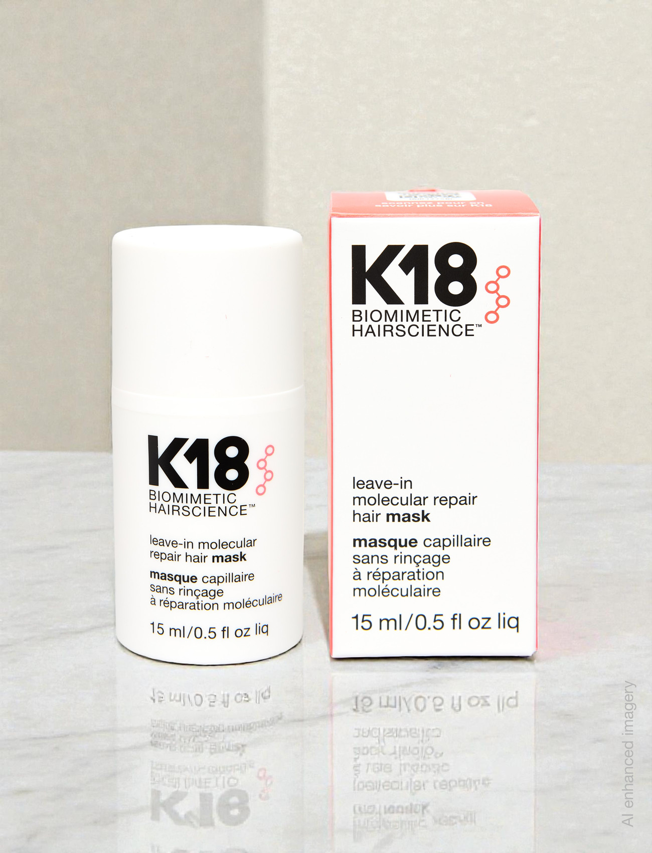 K18 K18 Leave-In Molecular Repair Hair Mask, 15 ml, Nude, Pleje > Hårmasker, Dame