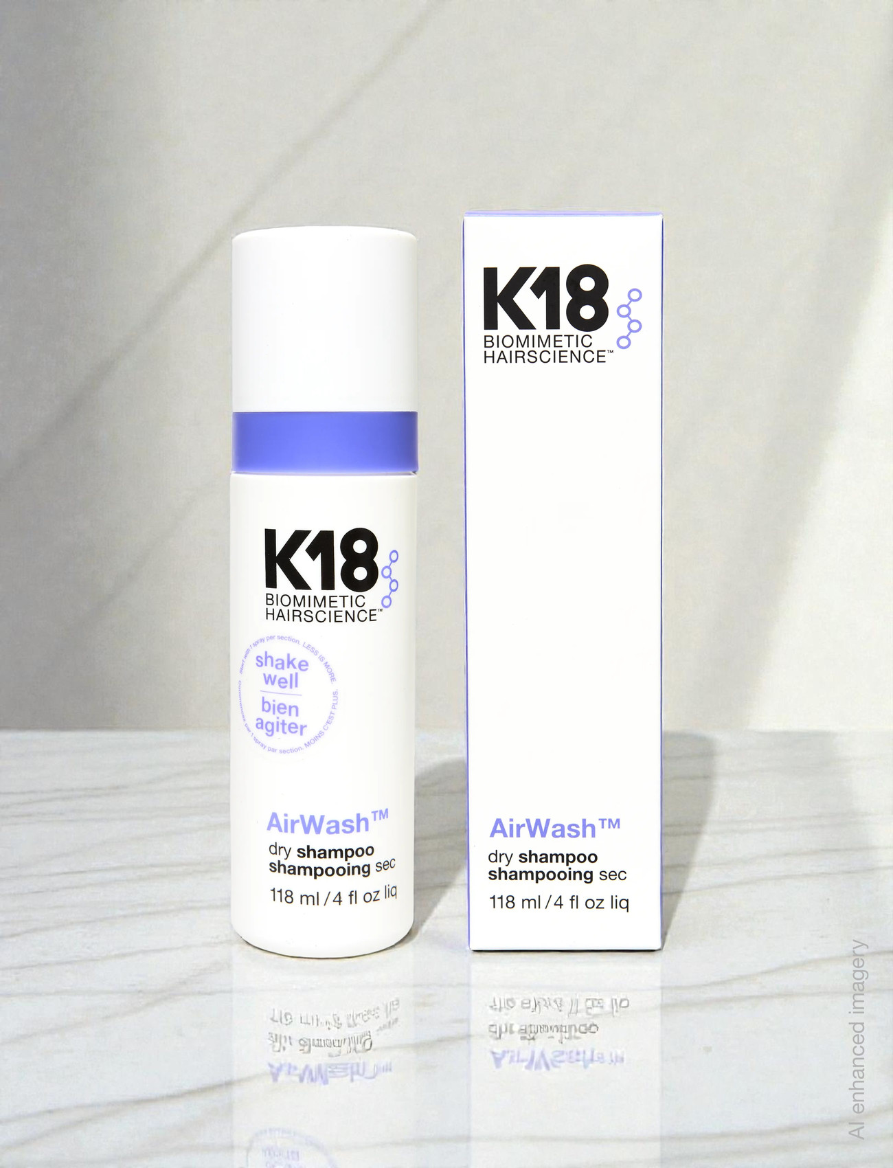 K18 K18 Airwash - Dry Shampoo, 118 ml, 118 ml, Nude, Pleje > Tørshampoo, Dame