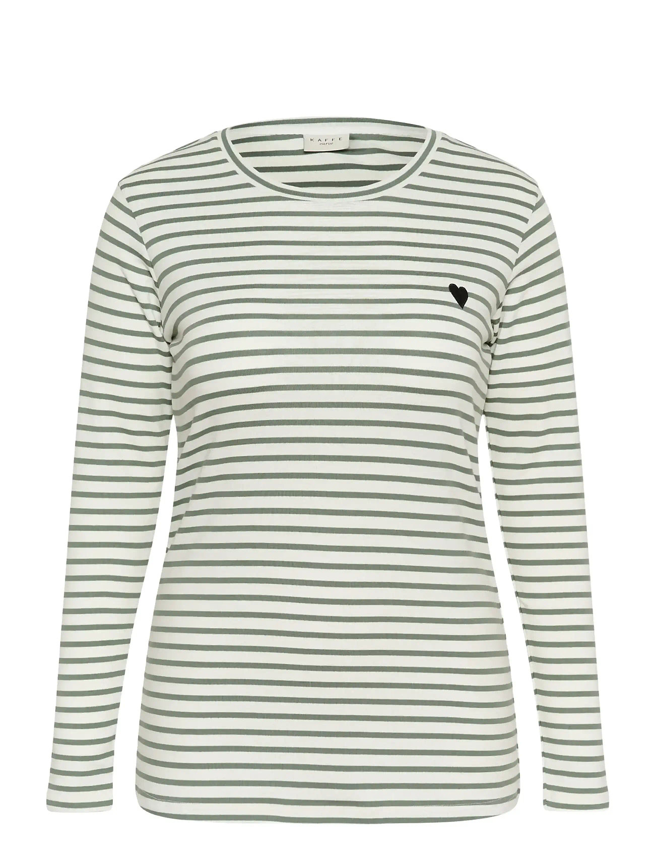 KAFFE CURVE Kclia T-Shirt Weiß - M - Damen