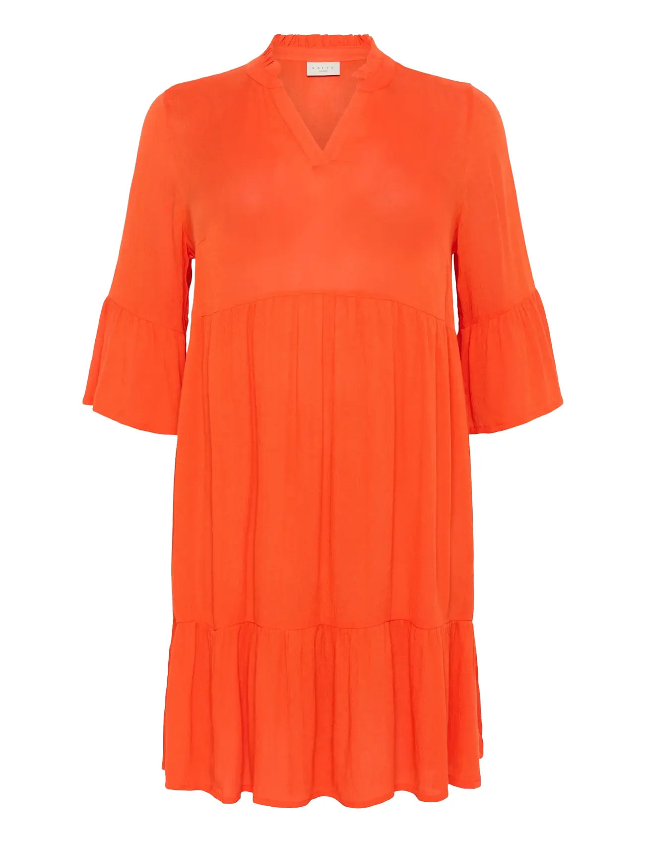 Kcmariana Ami Dress Kort Kjole Orange Kaffe Curve