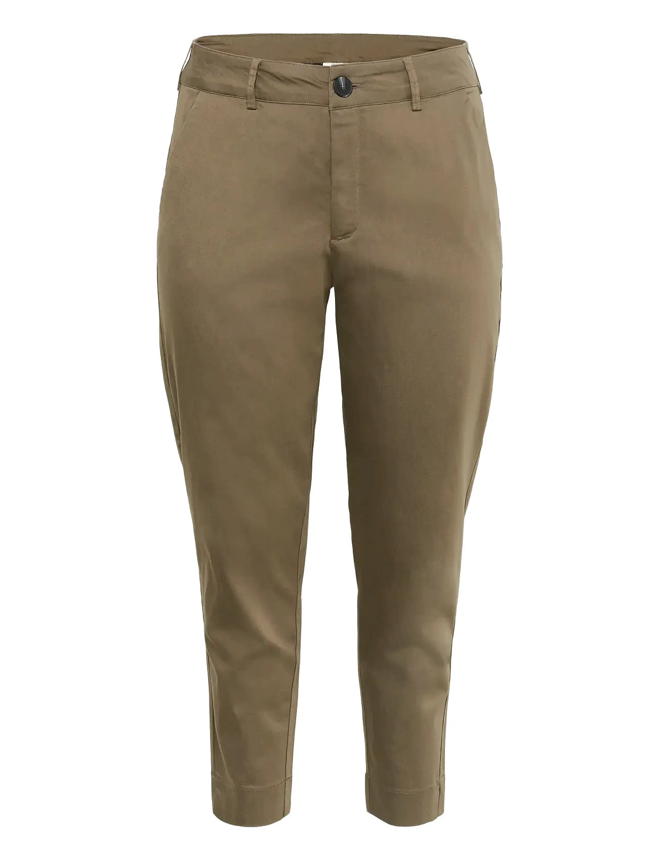 KAFFE CURVE Kcleana Chino 7/8 Hosen Khaki - 44 - Damen