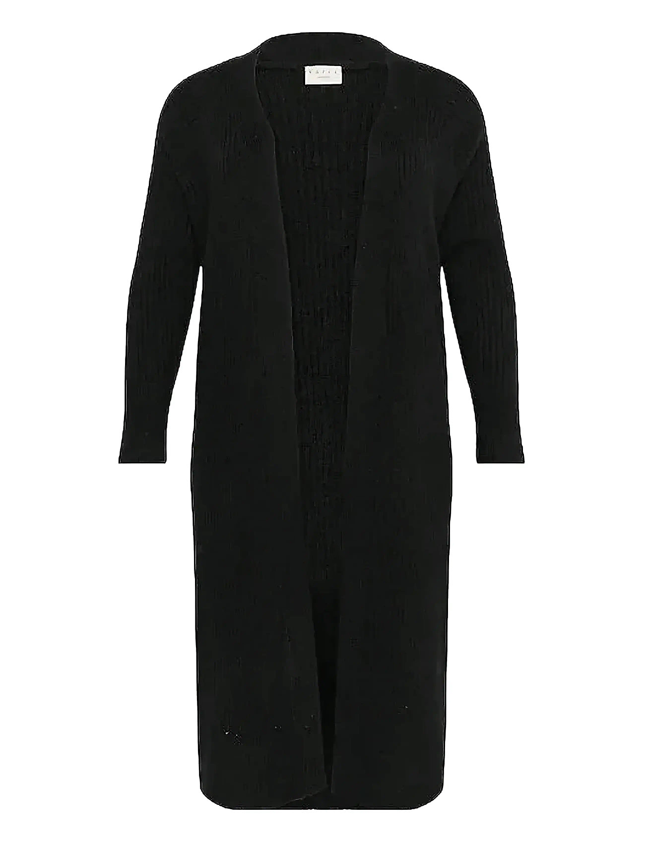 KAFFE CURVE Kcrinye Long Cardigan Schwarz - S - Damen