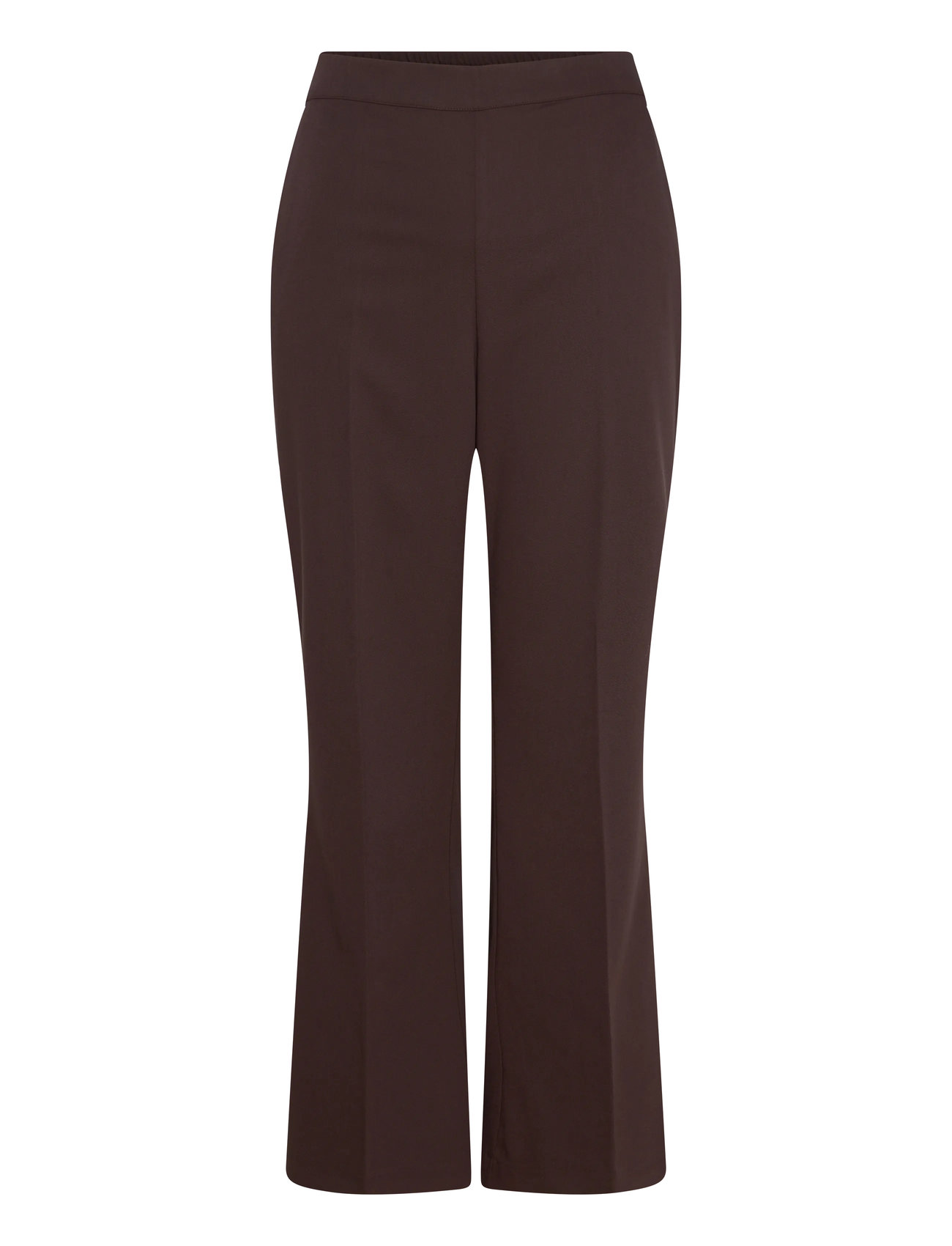 Kaffe Curve Kcsakira Flared Pants, 46, Brown, Bukser > Flared, Dame