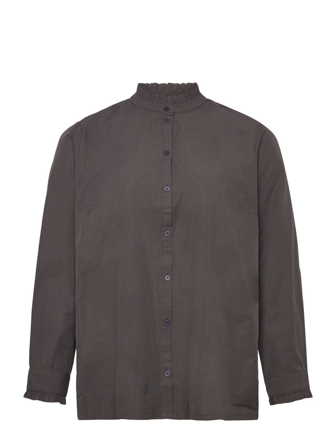 KAFFE CURVE Kcadi Shirt Grau - 52 - Damen