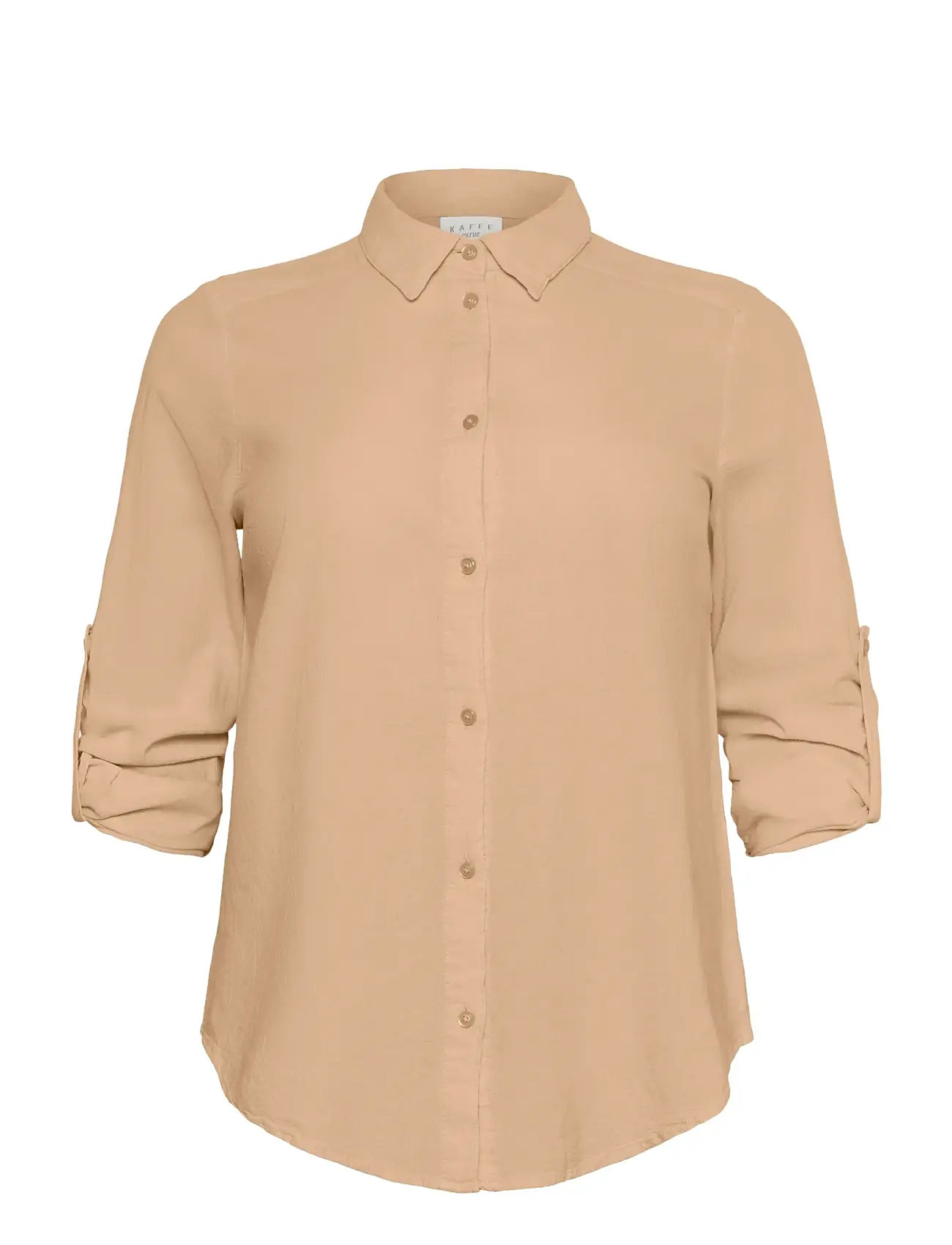 KAFFE CURVE Kcnana Shirt Beige - 54 - Damen
