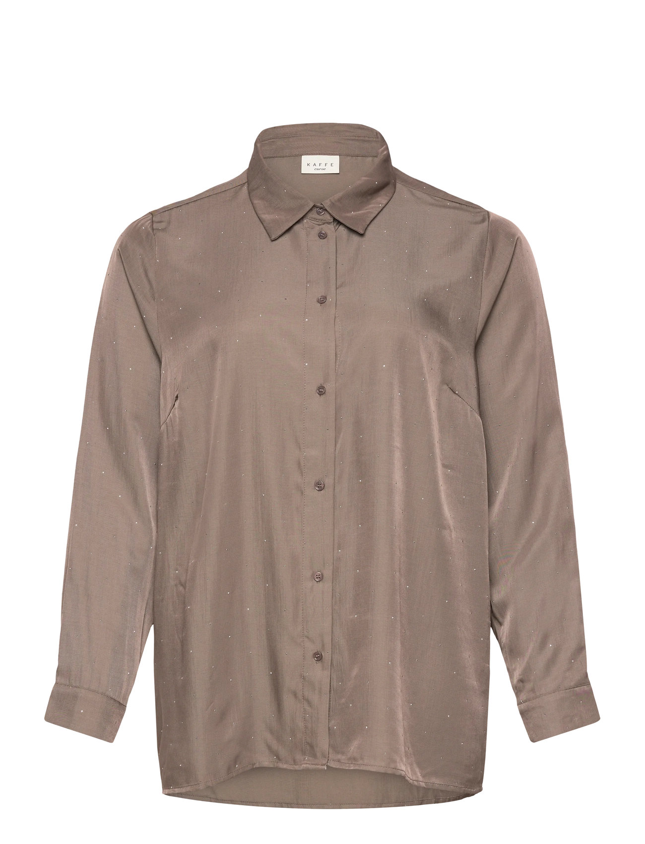 KAFFE CURVE Kcada Shirt Beige - 50 - Damen