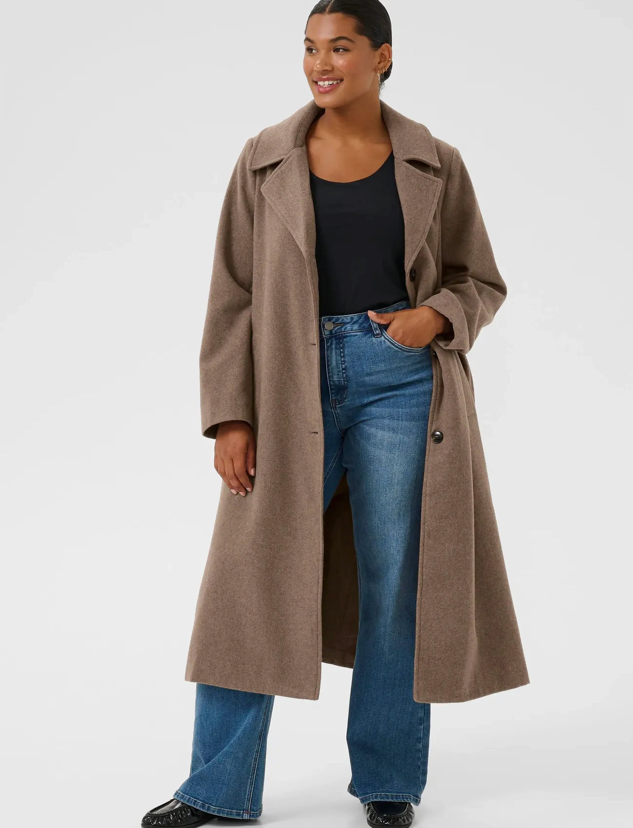 Kaffe Curve Kcnanny Long Coat