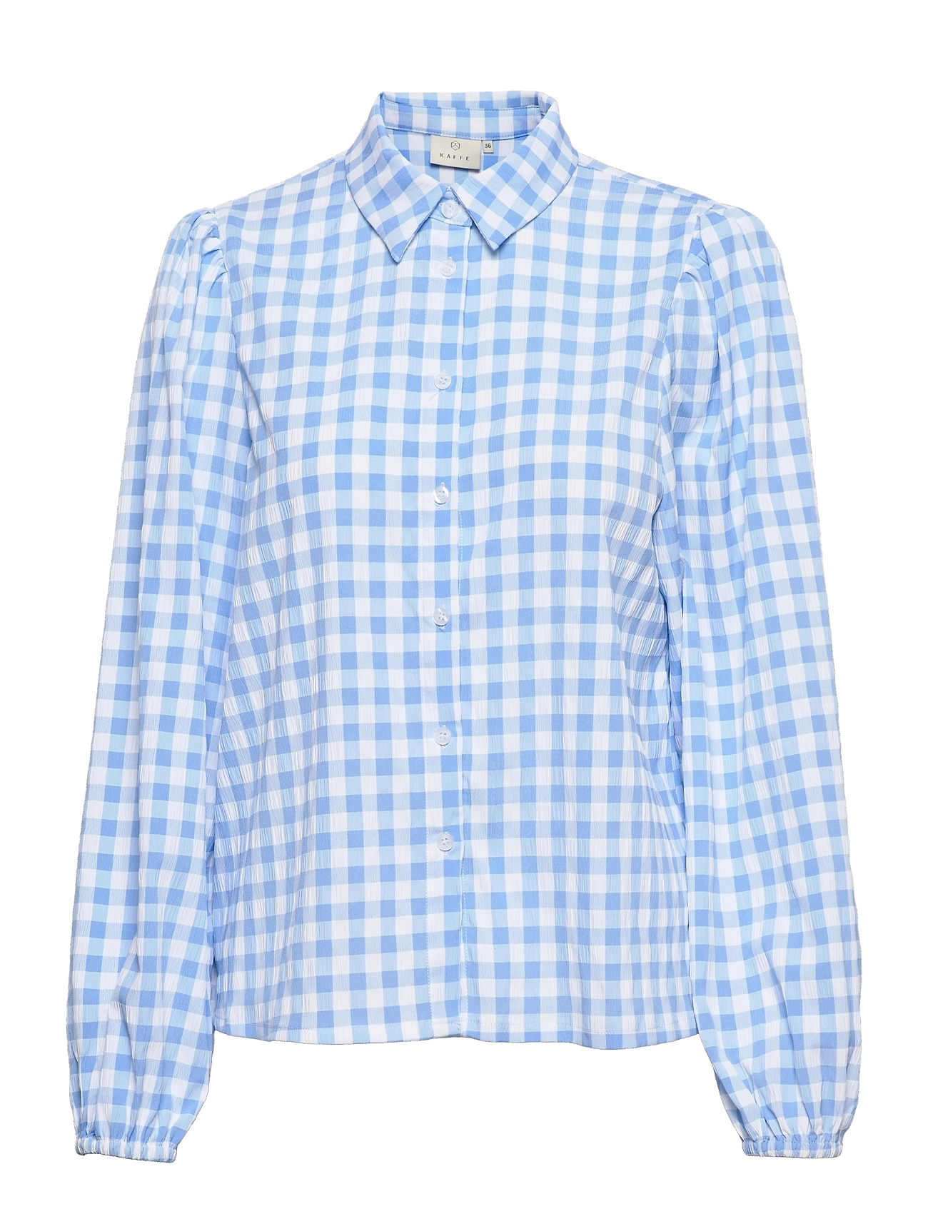 SALE／82%OFF】 Kaffe KAFLARE Button-down blouse vista blue レディース 