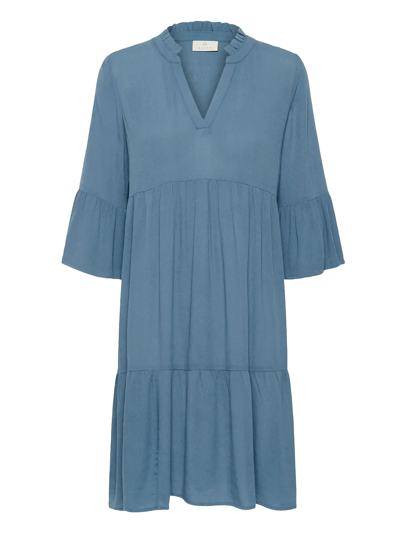 KAFFE Kamarianah Amber Kleid Blau - 46 - Damen