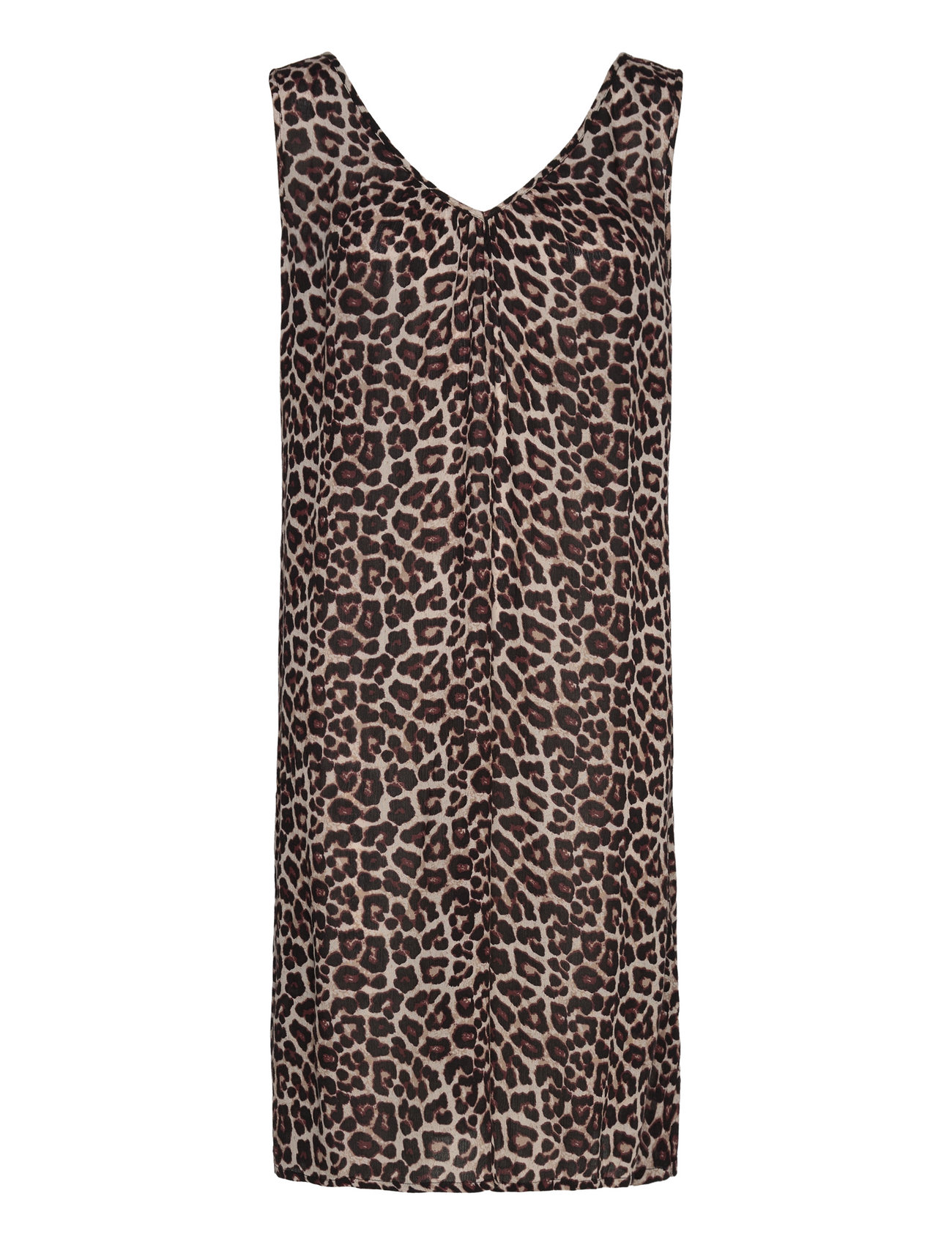 Kaisolde Amber Strap Dress Brown Kaffe