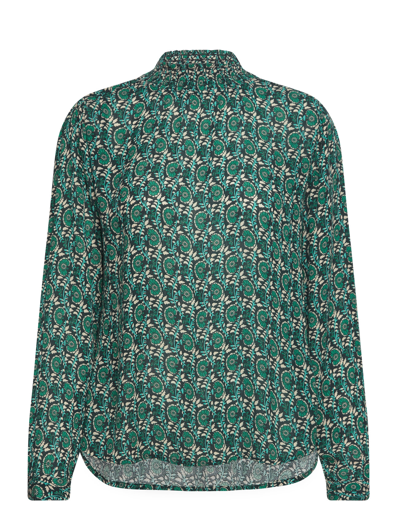 Kakarina Amber Smock Blouse Green Kaffe