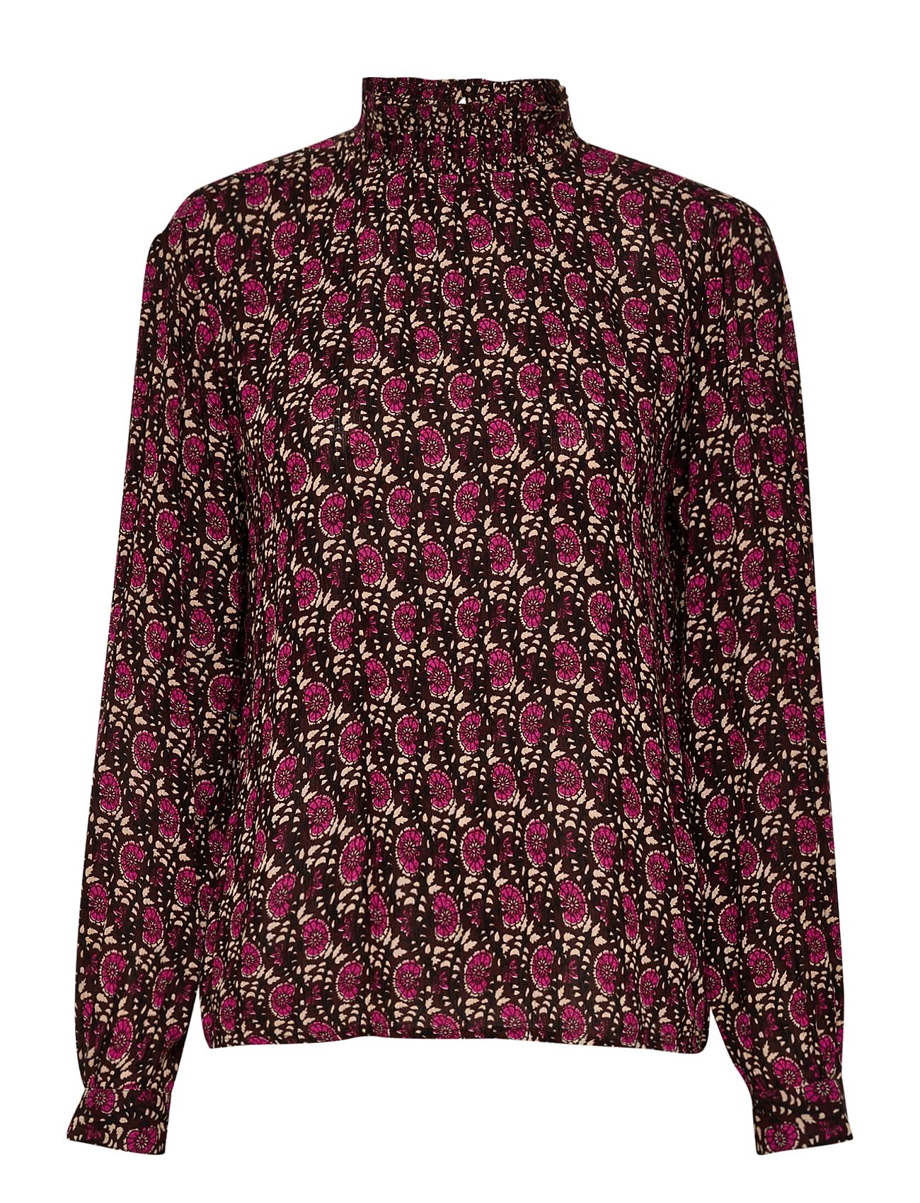 Kakarina Amber Smock Blouse Brown Kaffe