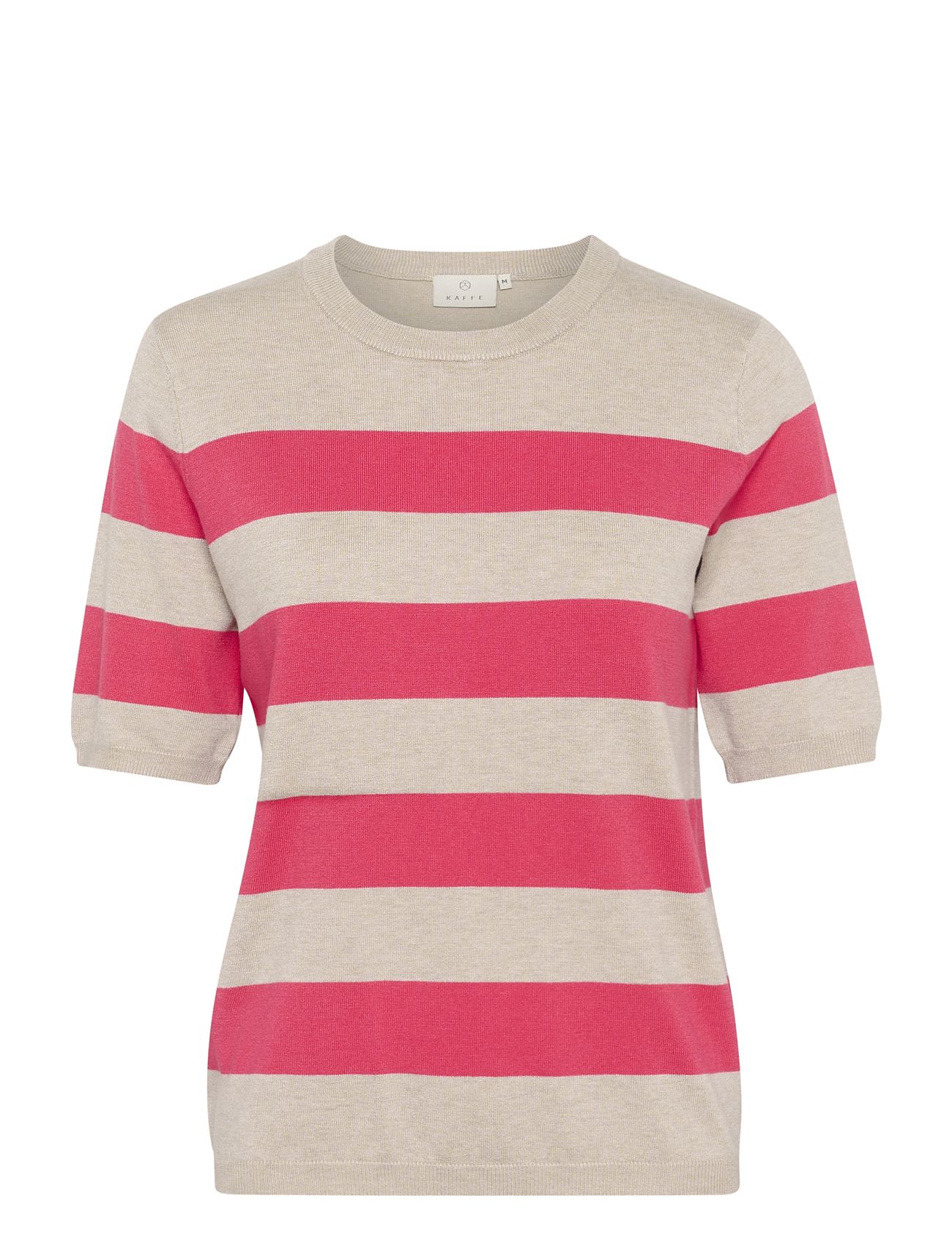 KAFFE Kalizza Gestreift Knit Beige - M - Damen