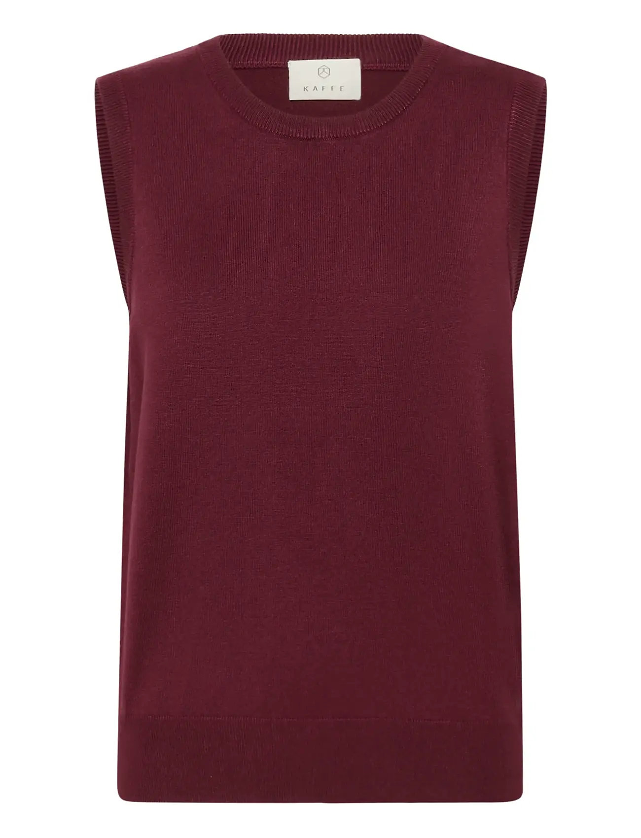 KAFFE Kalizza Knit Slipover Burgundy - S - Damen