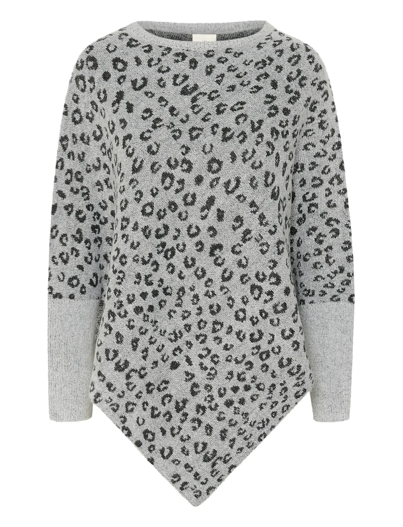 KAFFE Kamolly Poncho Grau - One Size - Damen
