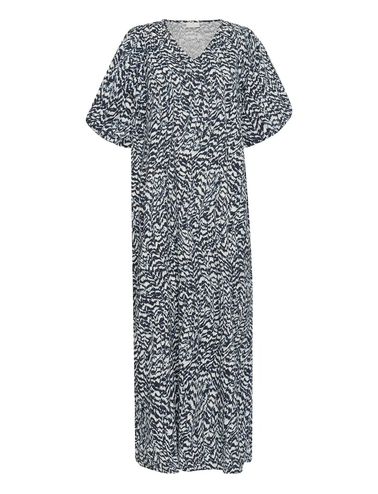 Karuffalo Dress Maxikjole Festkjole Navy Kaffe
