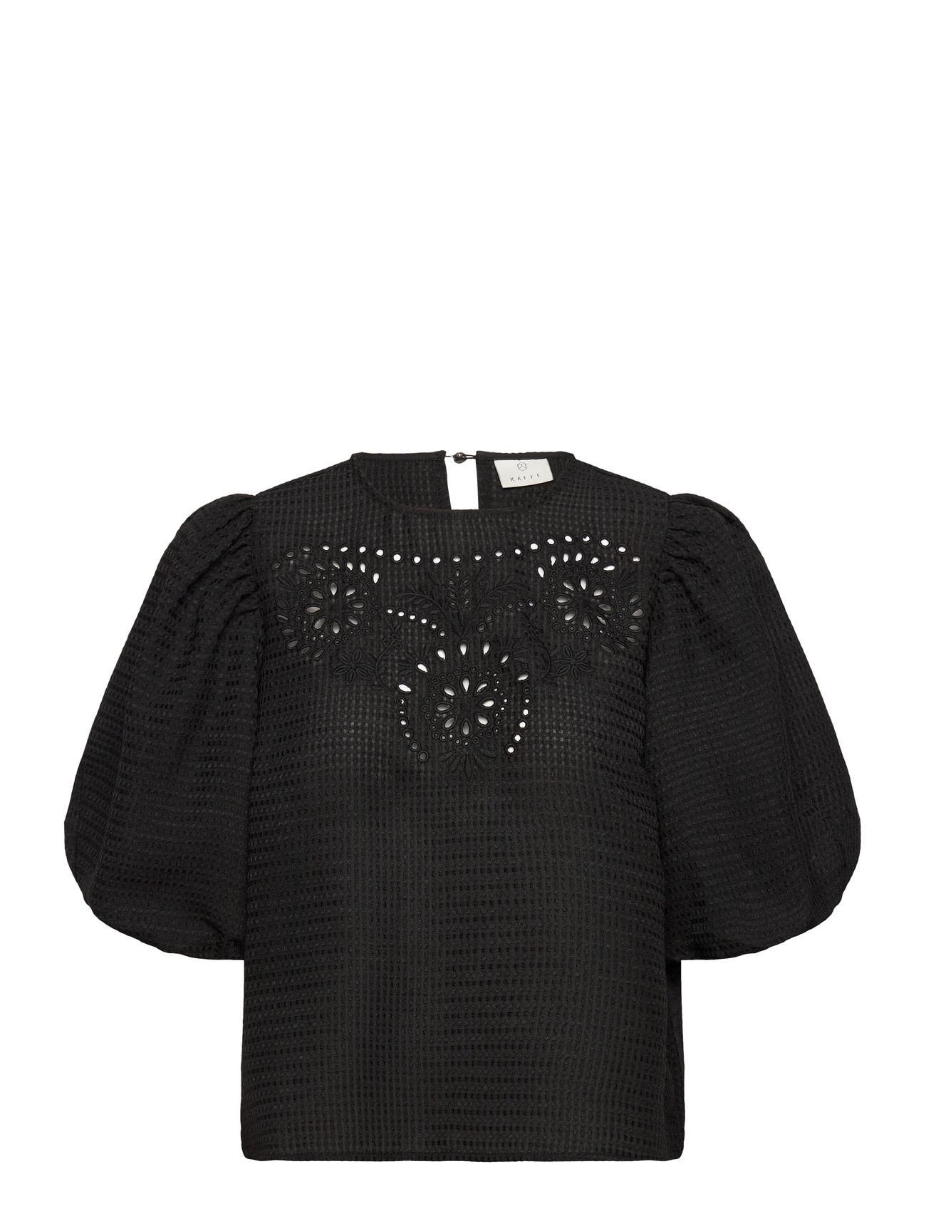 Kaffe Kamelani Blouse, 34, Black, Bluser > Kortærmede, Dame