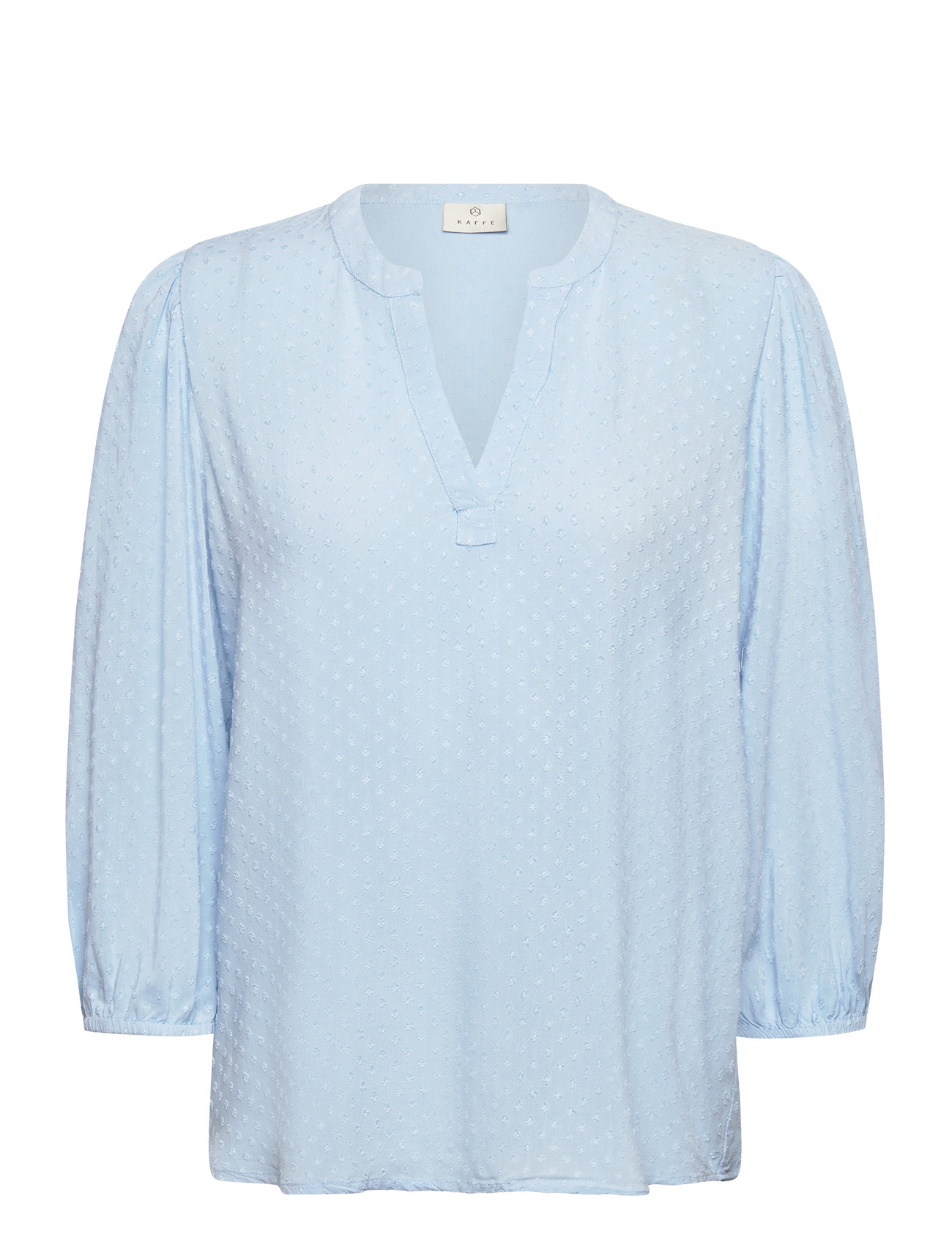 Kaffe Kaannika Blouse, 36, Blue, Bluser > Kortærmede, Dame