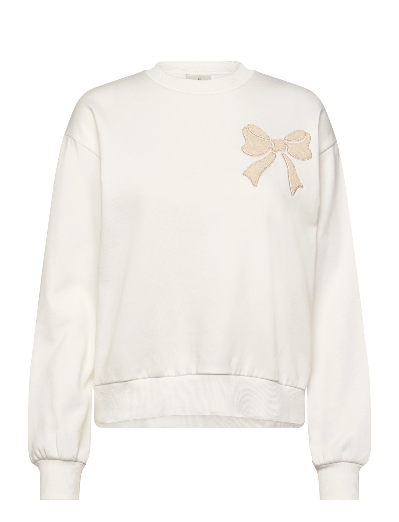 Kaffe Kaelenora Sweatshirt, L, White, Sweatshirts & Hættetrøjer > Sweatshirts, Dame