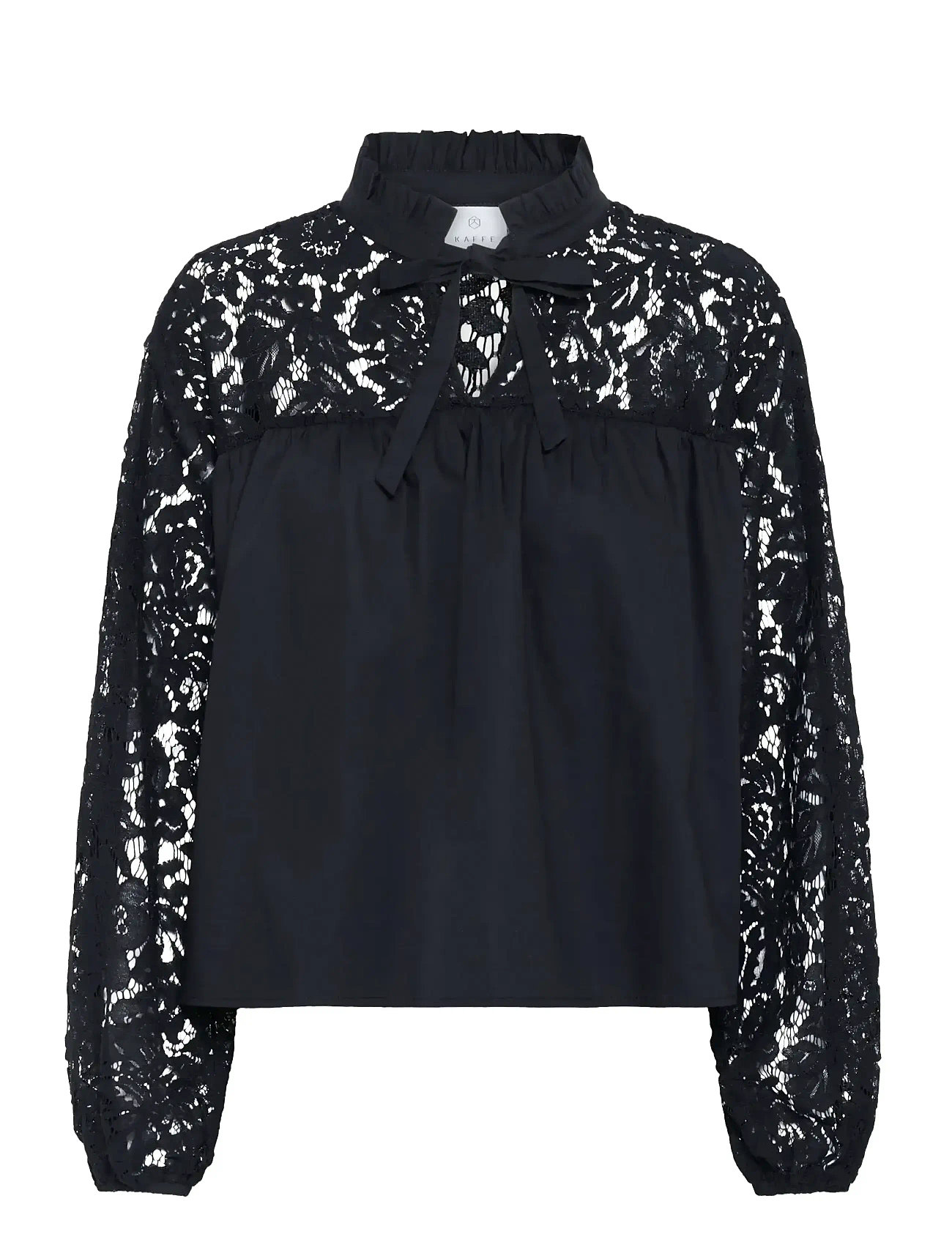 KAFFE Kacynthia Bluse Schwarz - 34 - Damen