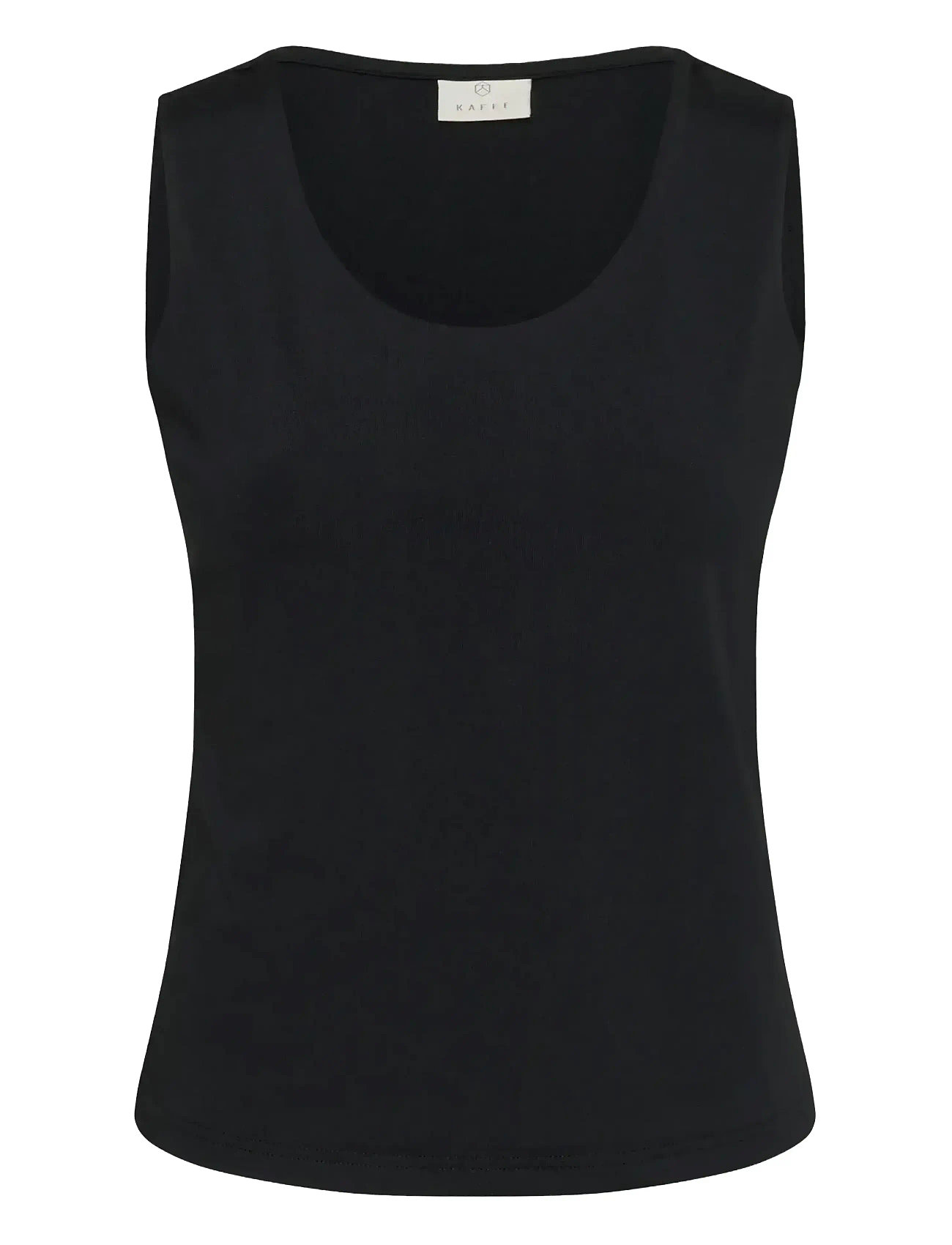 KAFFE Kaarina Jersey Oberteil Schwarz - S - Damen