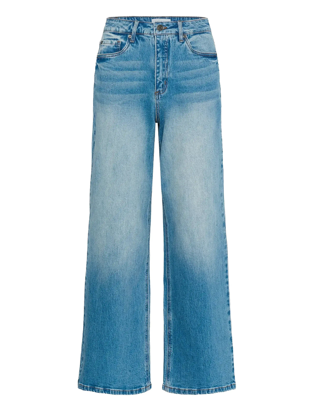 KAFFE Kameadow Hw Reg Fit Jeans Blau - 26x32 - Damen
