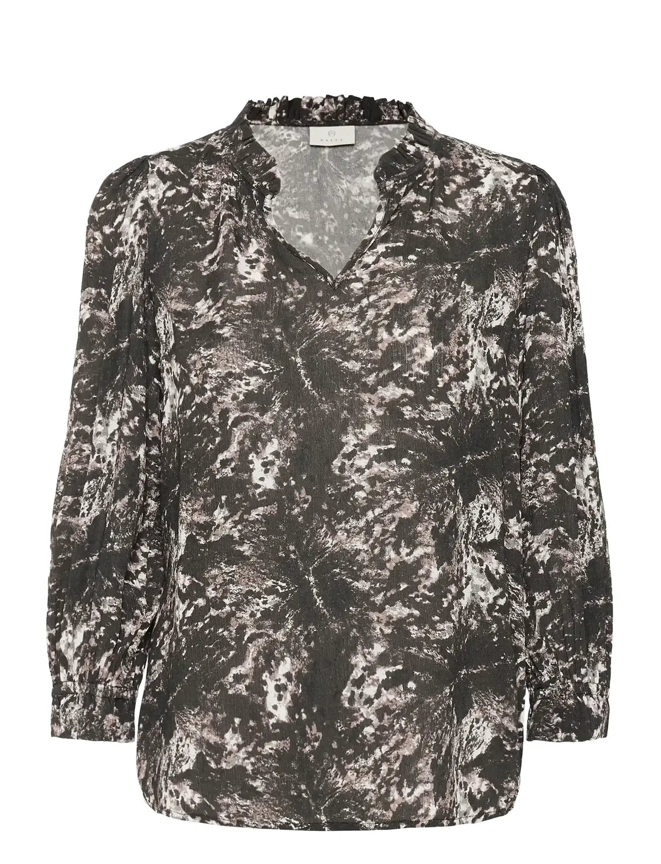 KAFFE Kalinda Amber Bluse Grau - 42 - Damen