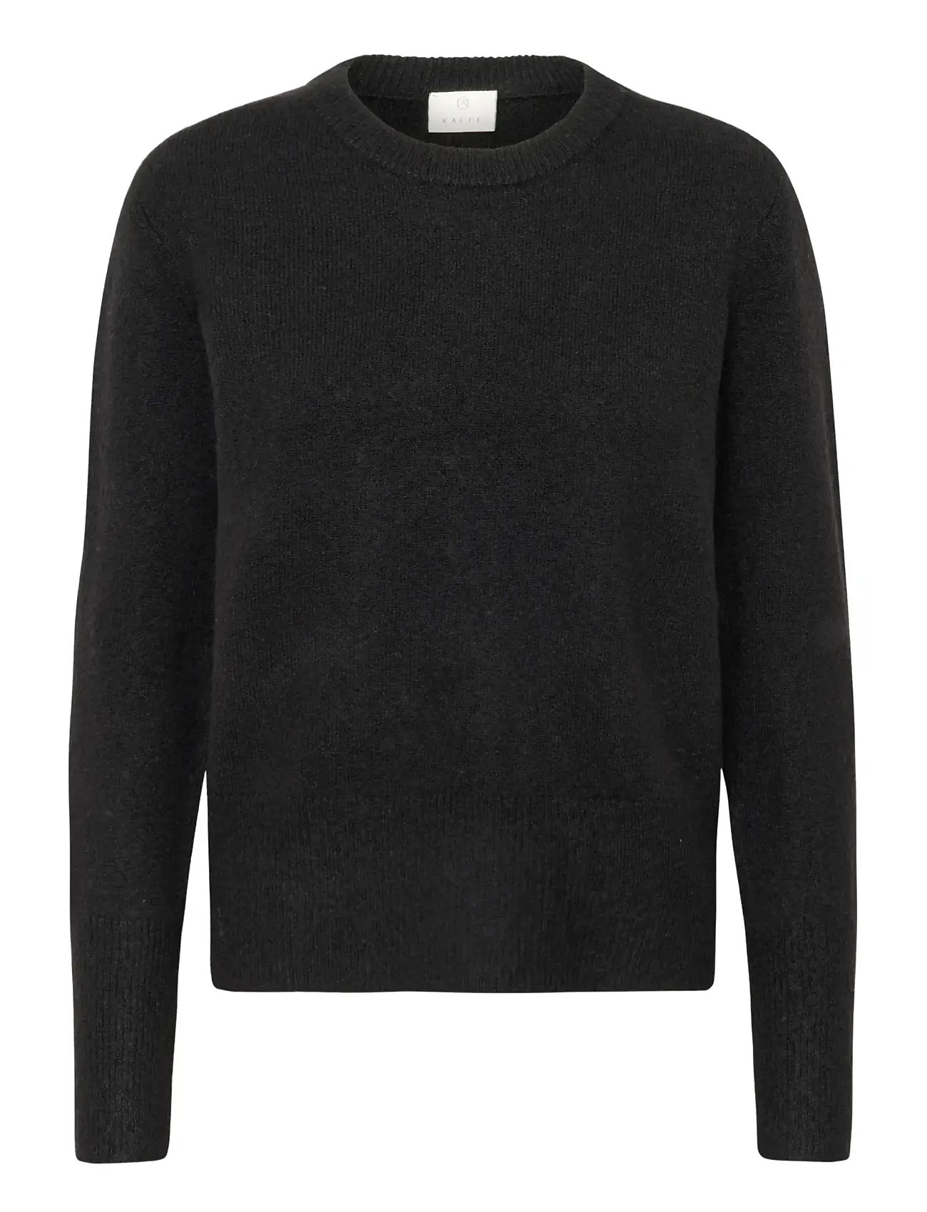 Kaffe Kaniel Crew Neck Pullover, S, Black, Strik > Trøjer, Dame