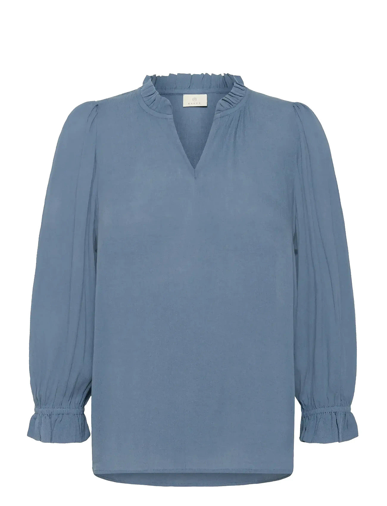 KAFFE Kaliv Amber Bluse Blau - 38 - Damen