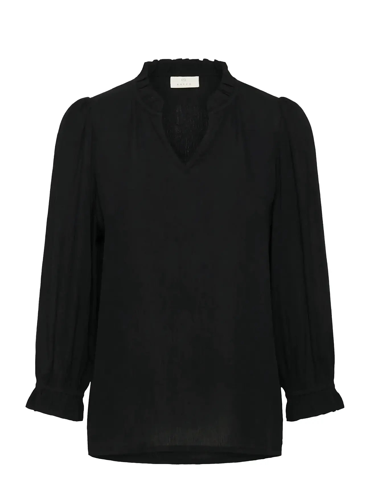 KAFFE Kaliv Amber Bluse Schwarz - 34 - Damen
