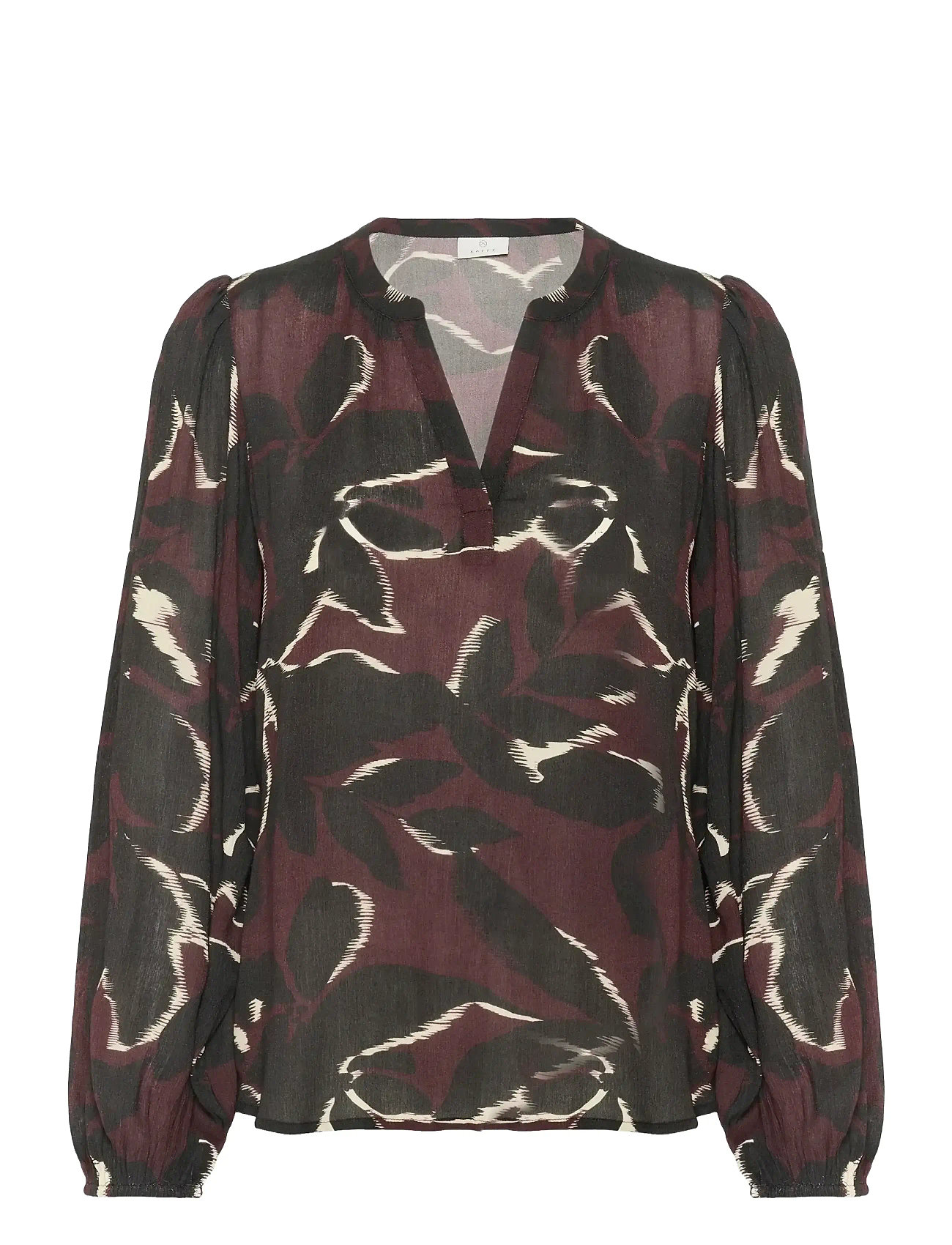 KAFFE Kabeate Amber Bluse Burgundy - 36 - Damen