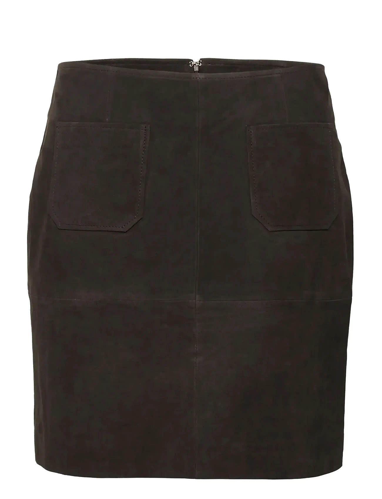 KAFFE Karachel Wildleder Rock Braun - 44 - Damen