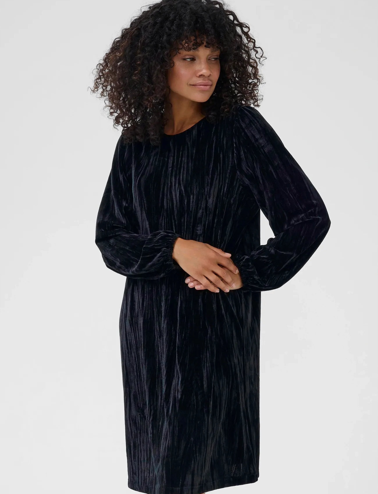 Kaffe Kaelva Dress, M, Black, Kjoler > Kort Kjole, Dame